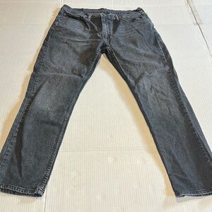 Levi’s 511 charcoal dark grey Men's Jeans w multiple pockets zipper front 36x30